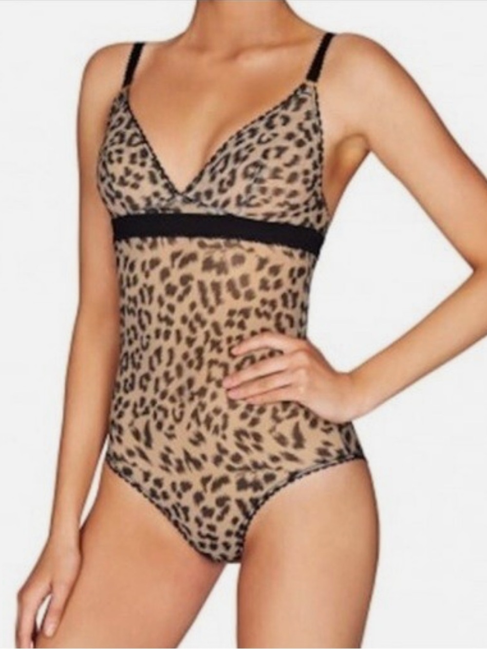 Leopard Print Bodysuit
